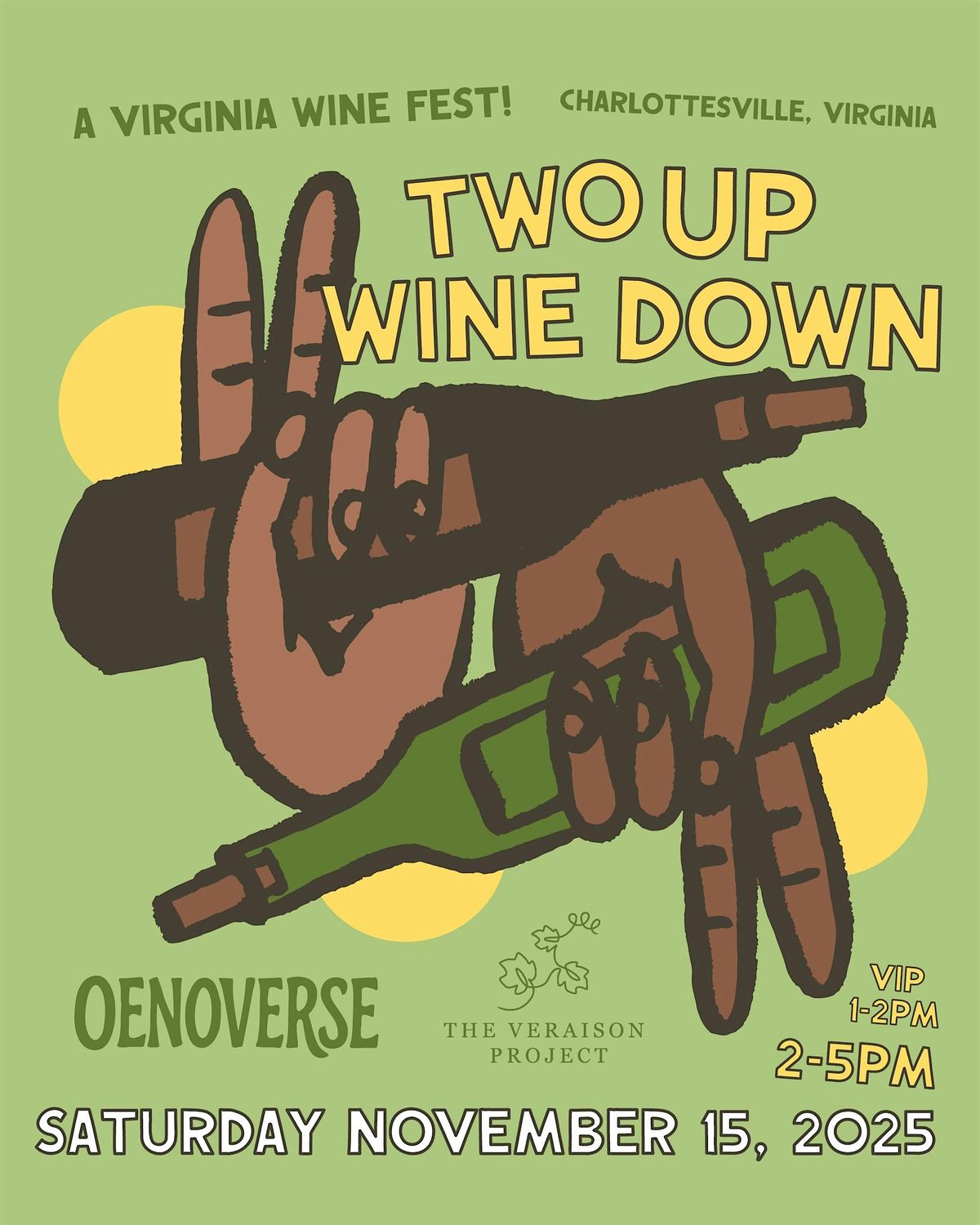 Two Up Wine Down, 15 November | Event in Charlottesville | AllEvents