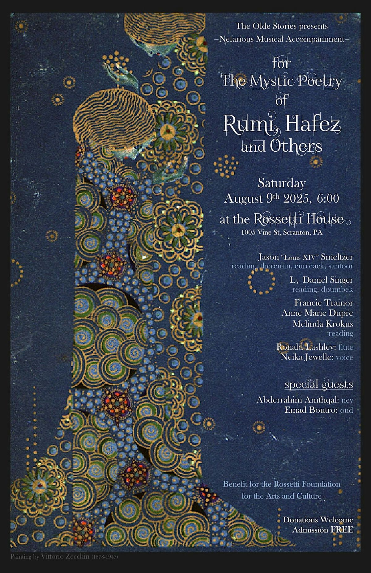 An Enchanted Evening of Mystic Verse and Timeless Sound, 9 August | Event in Scranton | AllEvents
