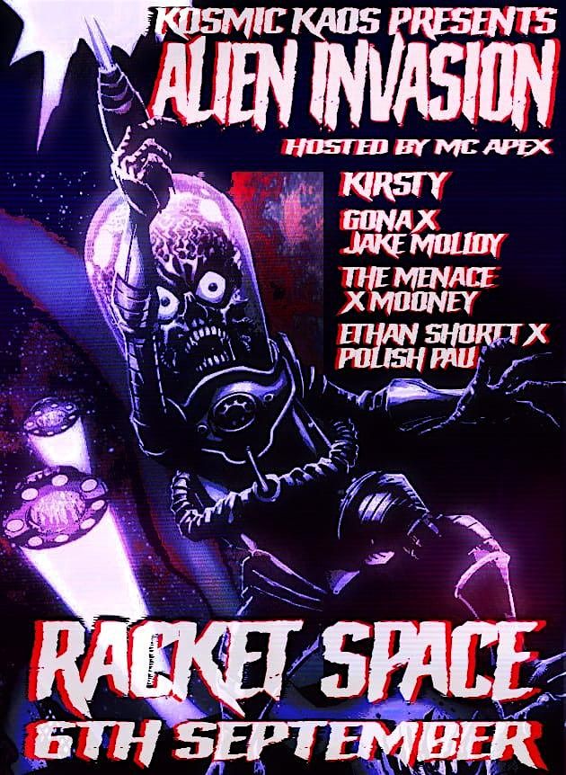 Kosmic Kaos Alien Invasion, 6 September | Event in Dublin 9 | AllEvents