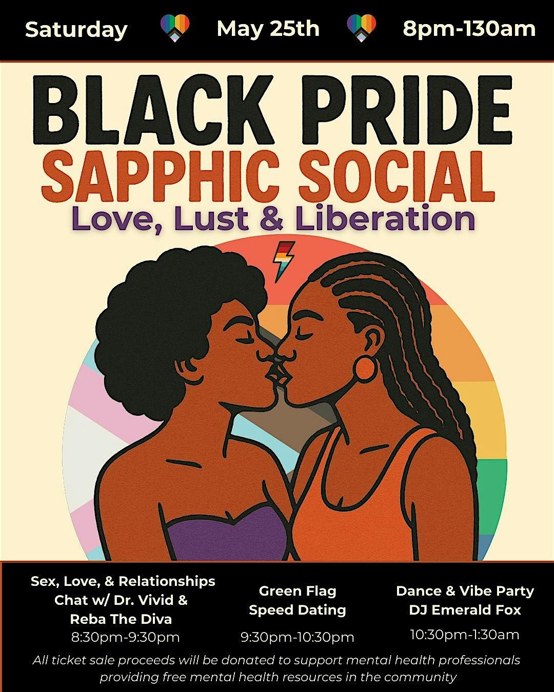 Black Pride Sapphic Social: Love, Lust & Liberation, 24 May | Event in Washington | AllEvents