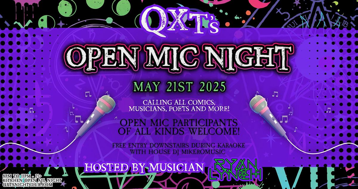 Ryan's Weird & Wacky Open Mic Night!, 21 May | Event in Newark | AllEvents