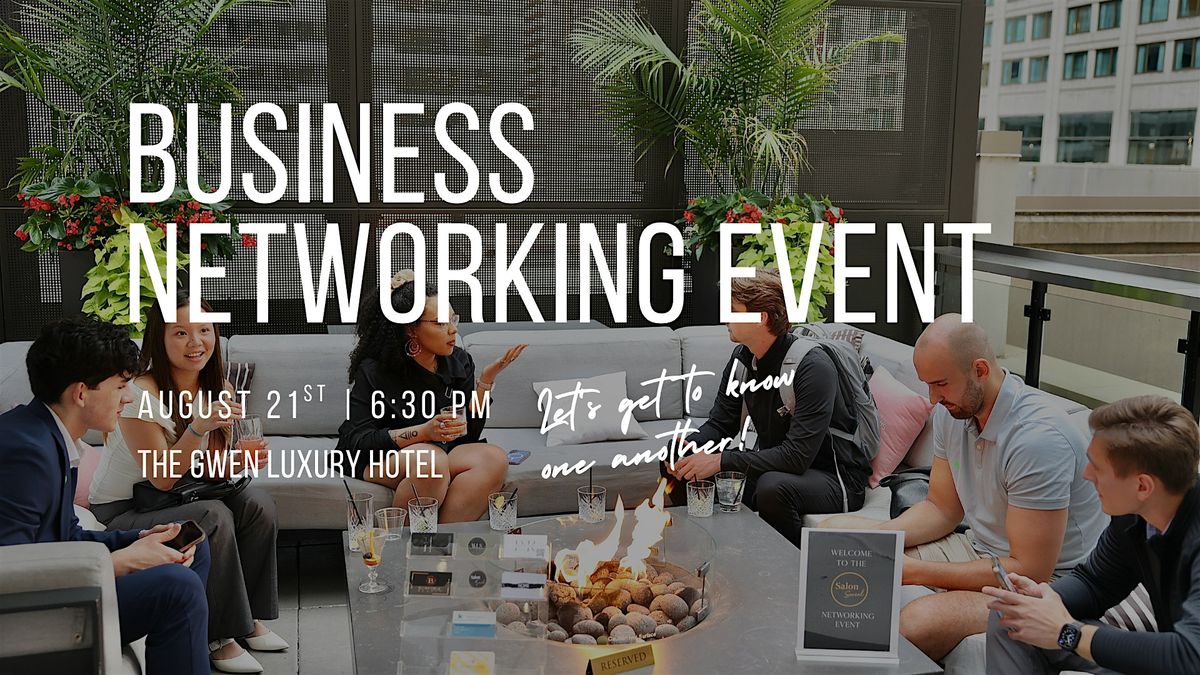 Chicago Business Networking Event @ The Gwen Rooftop, 21 August | Event in Chicago | AllEvents