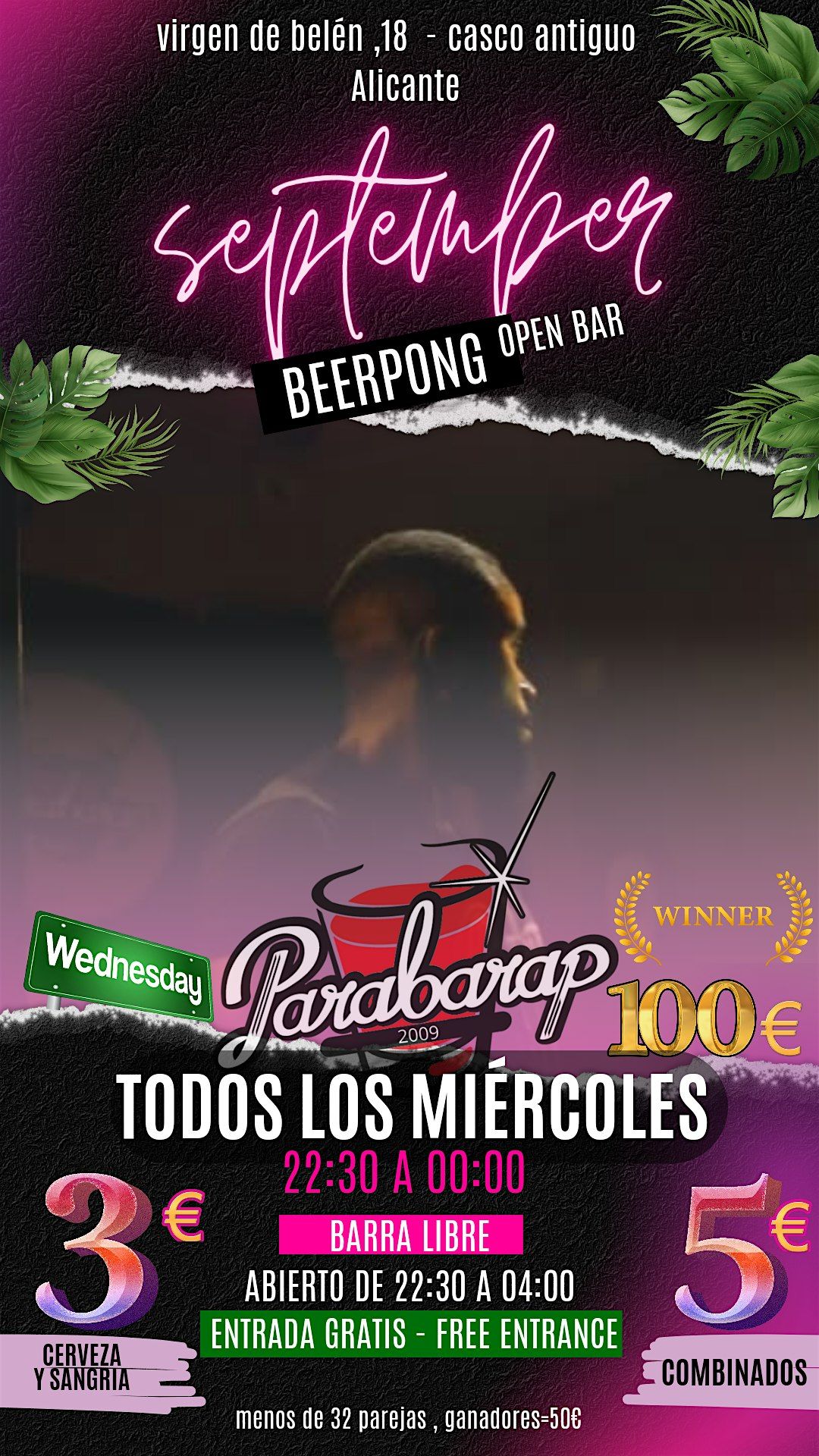 BEERPONG & Open Bar PARABARAP 2025 | Event in Alicante | AllEvents
