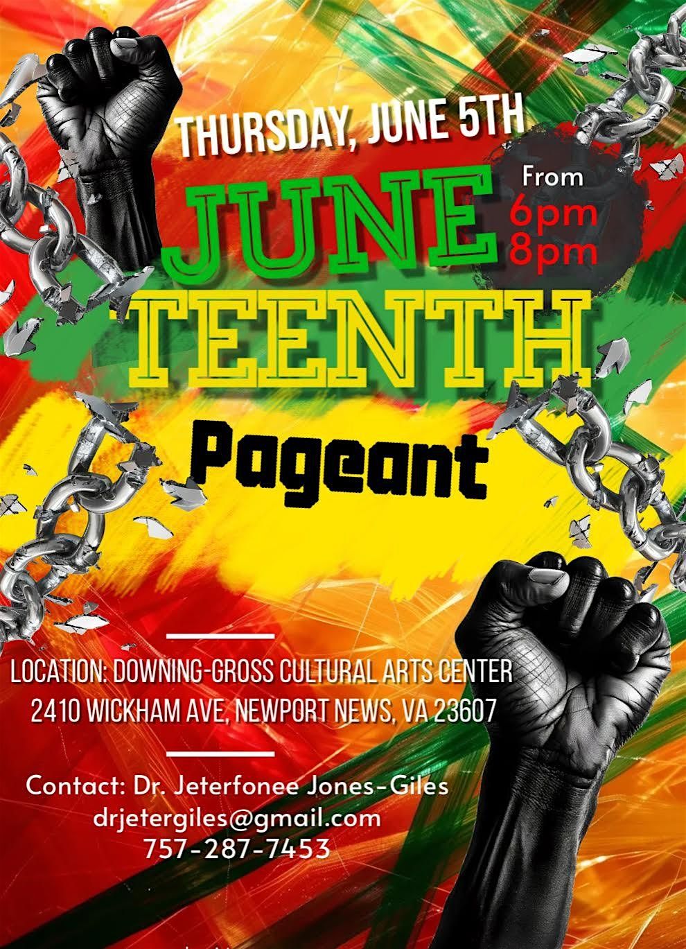 JuneTeenth Pageant, 5 June | Event in Newport News | AllEvents