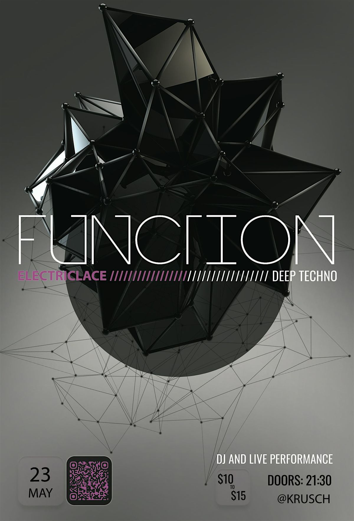 FUNCTION: ELECTRICLACE, 23 May | Event in Ottawa | AllEvents