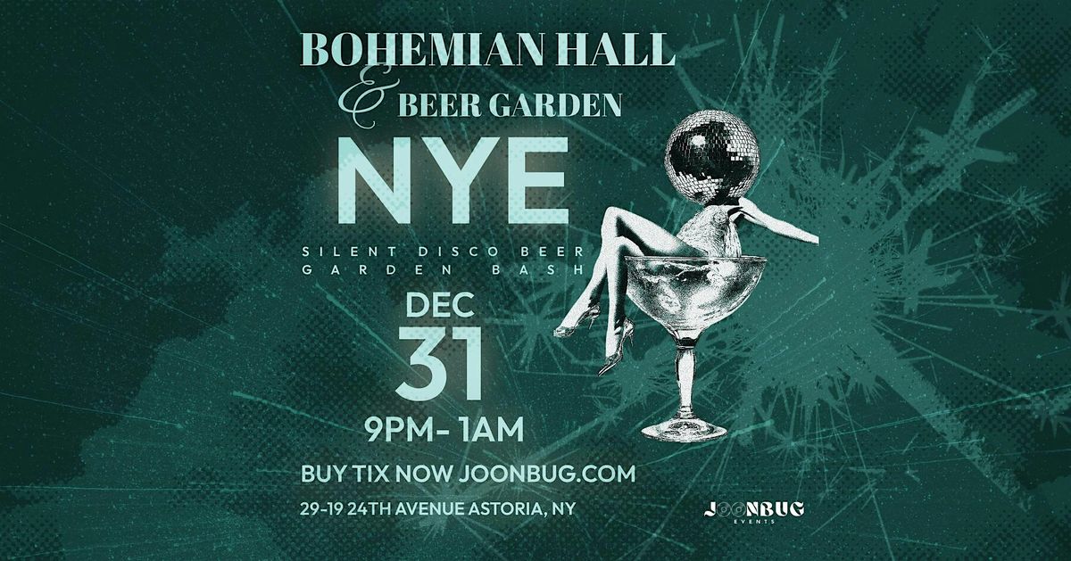 NYE 2026 Silent Disco Bash - Bohemian Hall & Beer Garden, 31 December | Event in Queens | AllEvents