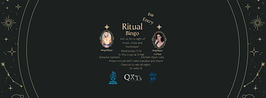 Ritual Burlesque and Bingo Trivia = Ritual Bingo, 14 May | Event in Newark | AllEvents
