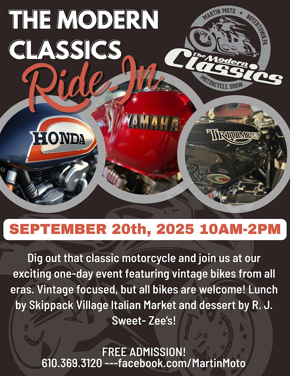 The Modern Classics Ride-In 2025, 20 September | Event in Boyertown | AllEvents