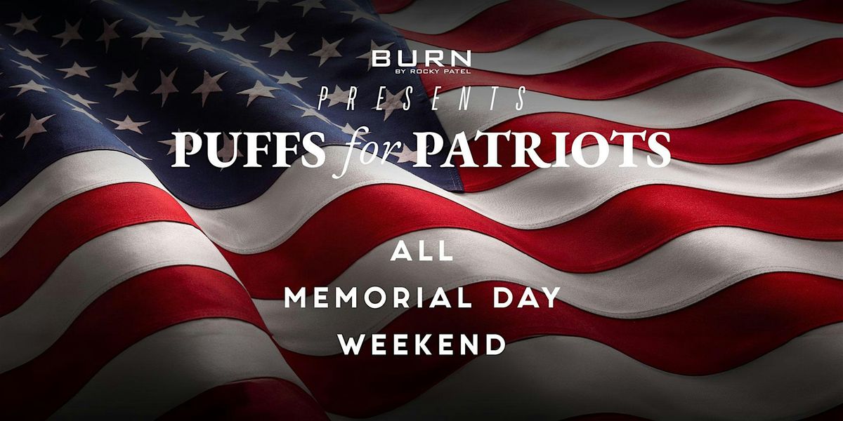 Puffs for Patriots at BURN // BURN Naples, 24 May | Event in Naples | AllEvents