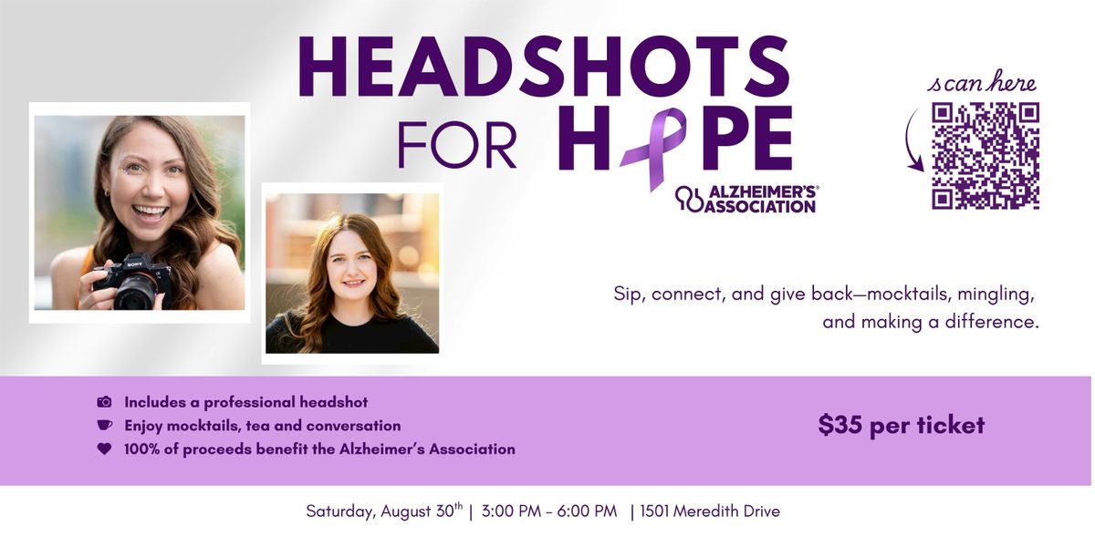 Headshots for Hope, 30 August | Event in McKees Rocks | AllEvents