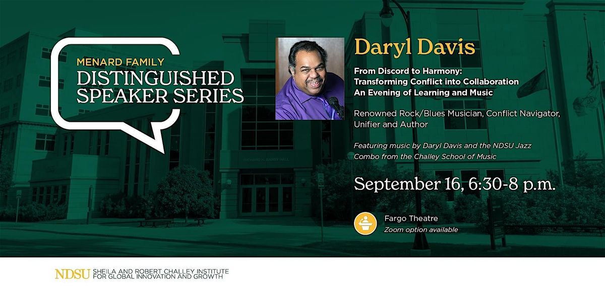Daryl Davis | From Discord to Harmony - An Evening of Learning and Music, 16 September | Event in Fargo | AllEvents