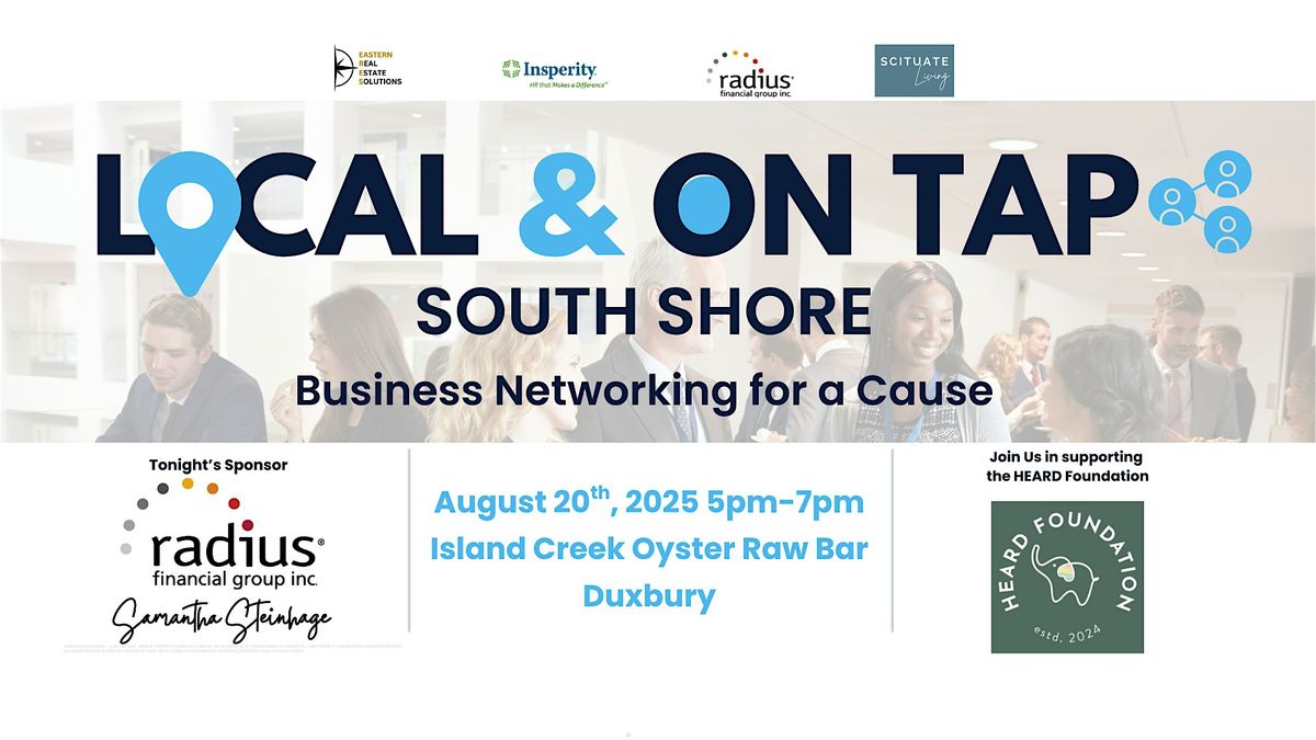 Local & On Tap: South Shore Networking, 20 August | Event in Duxbury | AllEvents