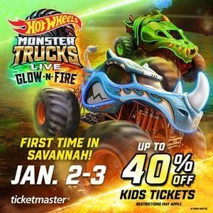 Hot Wheels Monster TrucksTM Live Glow-N-Fire at Thompson-Boling Arena at Food City Center