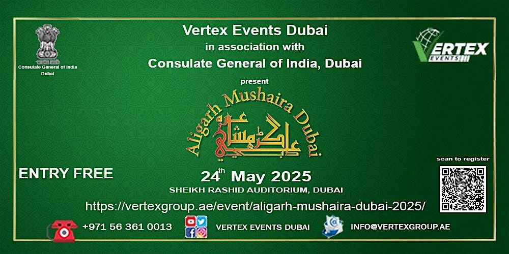 Jashn-e-Hindustan ||| ALIGARH MUSHAIRA DUBAI 2025, 24 May | Event in Dubai | AllEvents