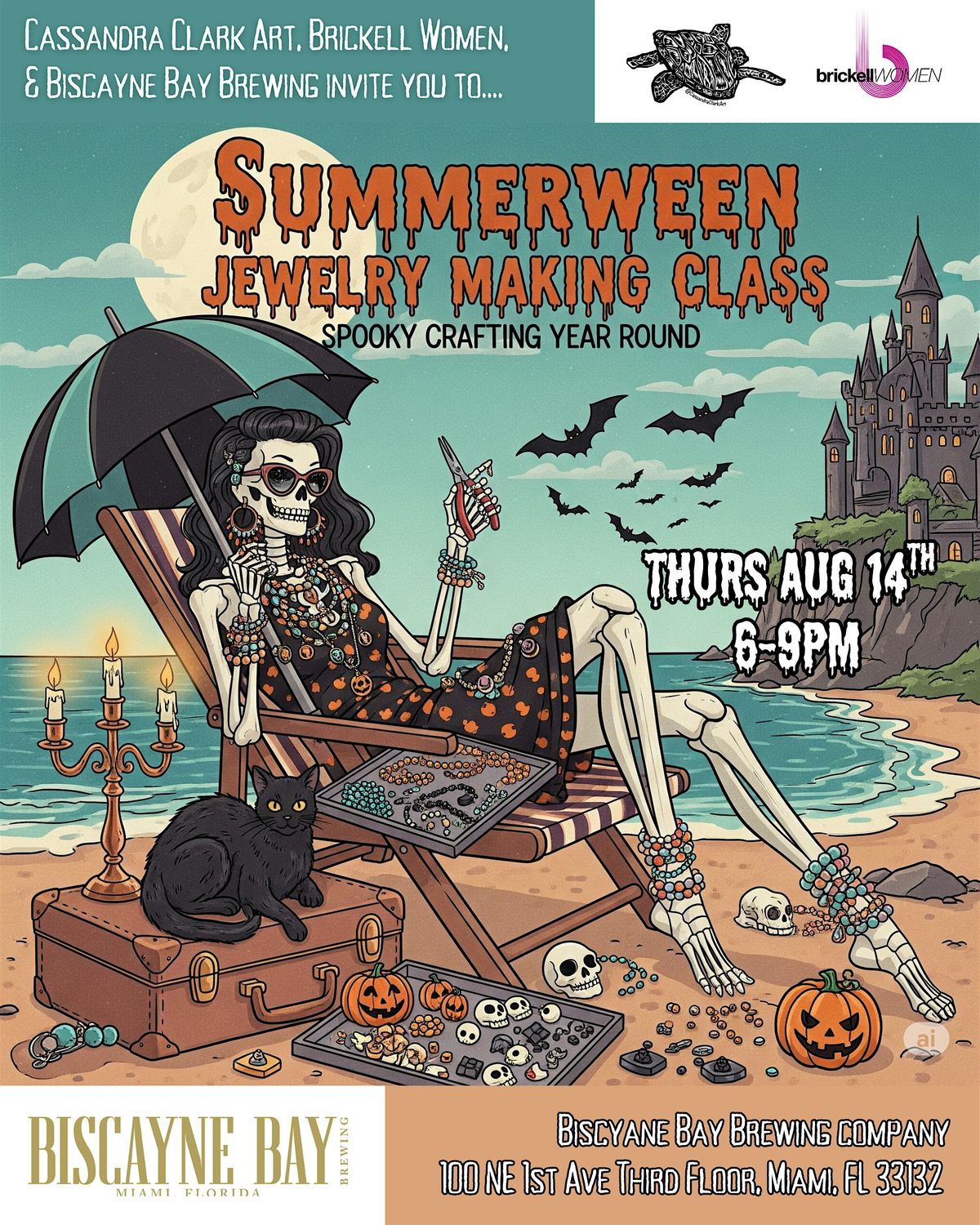 Summerween Jewelry Making Workshop!, 14 August | Event in Miami | AllEvents
