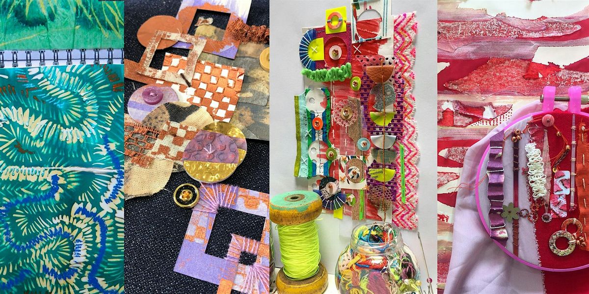 Sketchbook to Stitch (Textiles & Mixed Media Day) with Jessica Grady, 4 September | Event in Bradford