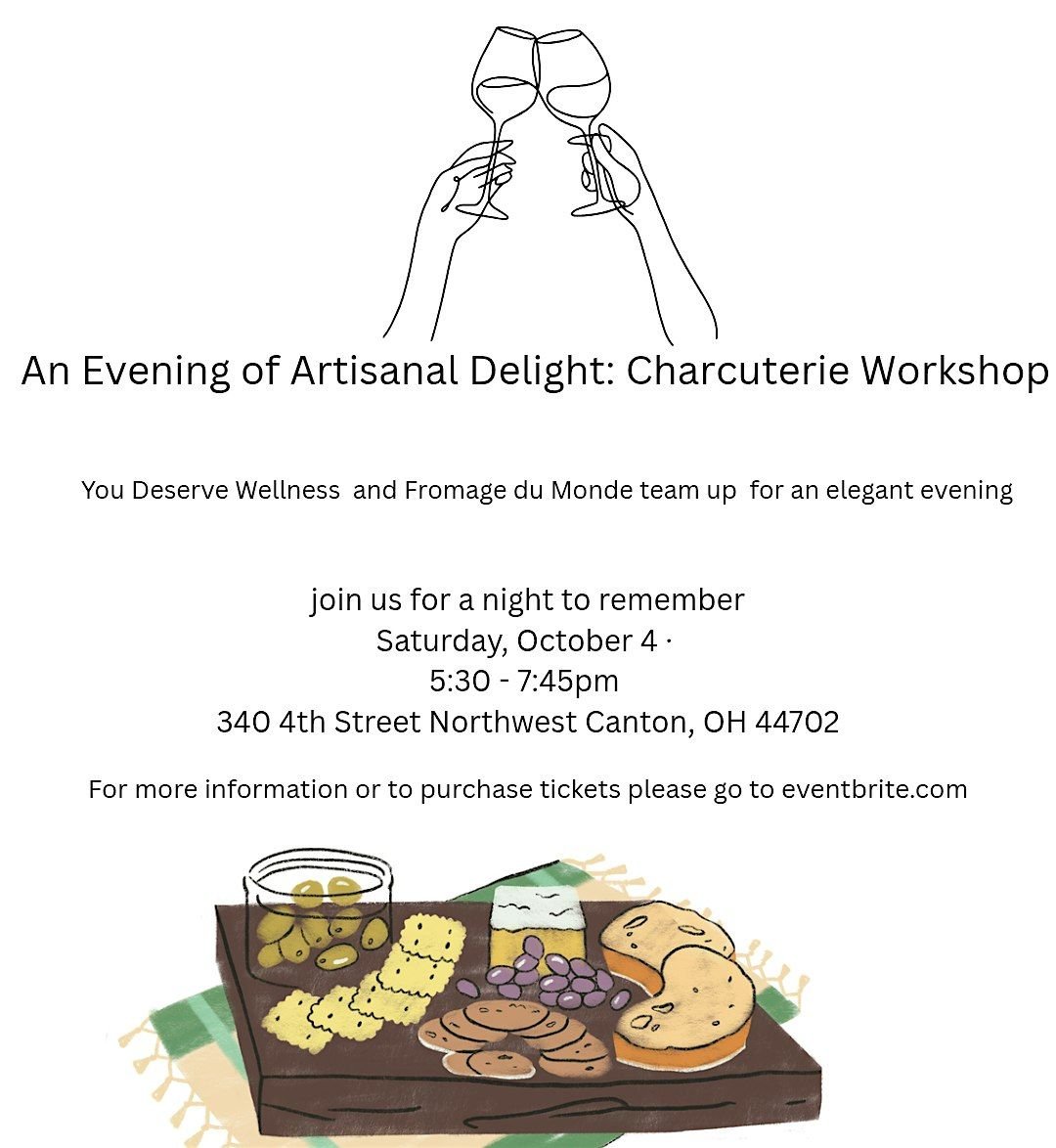 An Evening of Artisanal Delight: Charcuterie Workshop, 4 October | Event in Canton | AllEvents
