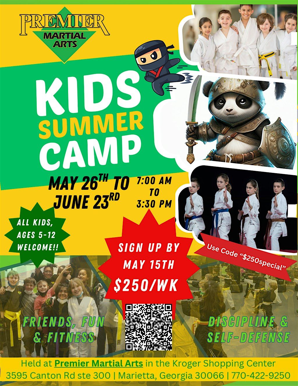 Premier Martial Arts Kids Summer Camp | Event in Marietta | AllEvents