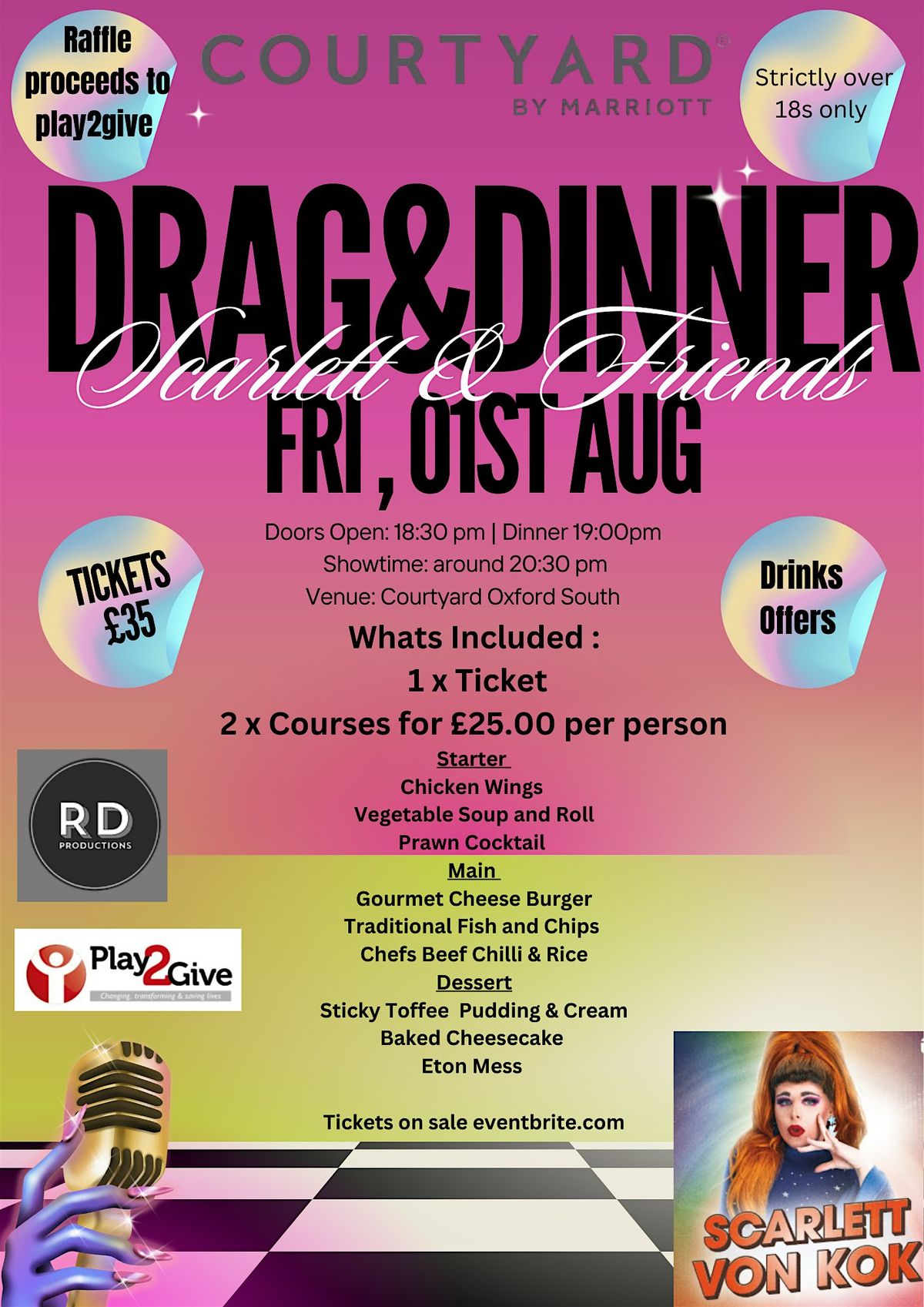 DRAG AND DINNER NIGHT, 1 August | Event in Milton | AllEvents