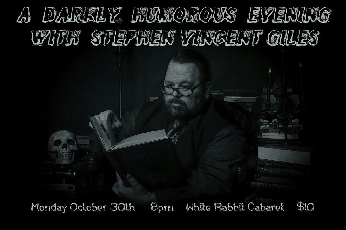 Darkly Humorous Evening with Stephen Vincent Giles, 19 October | Event in Indianapolis | AllEvents