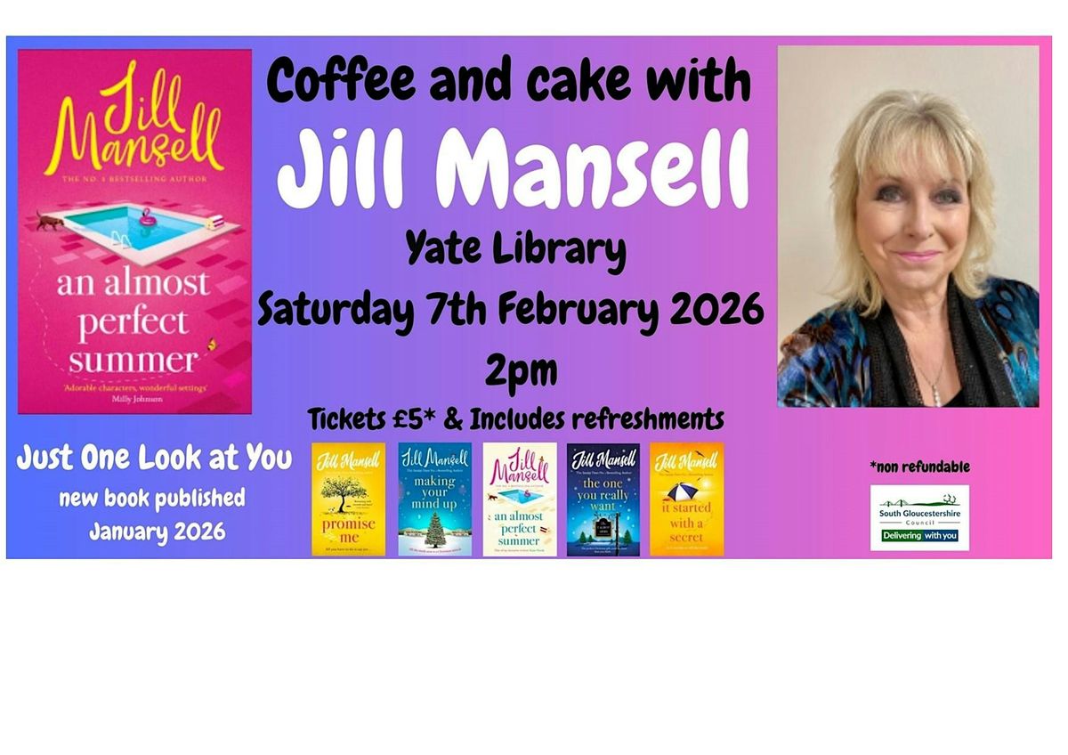 An afternoon with Jill Mansell | Yate Library, 7 February | Event in Yate | AllEvents