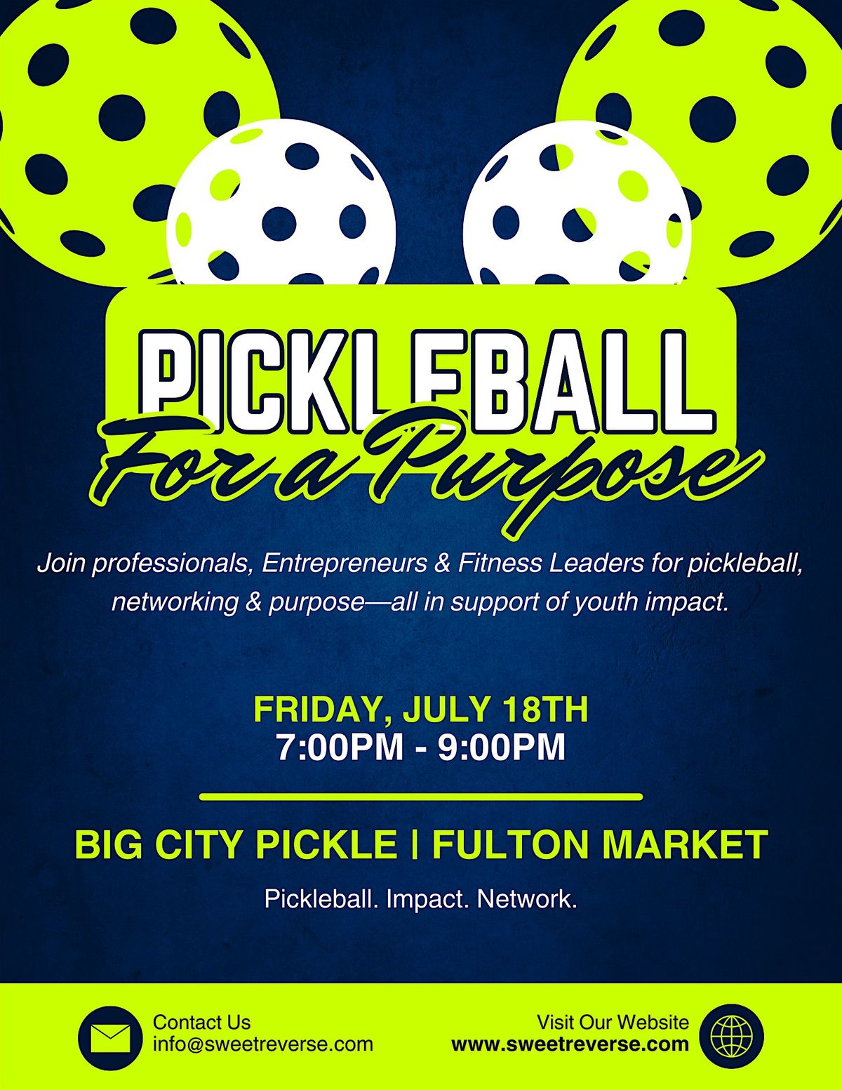 Pickleball with a Purpose | Chicago, 18 July | Event in Chicago | AllEvents