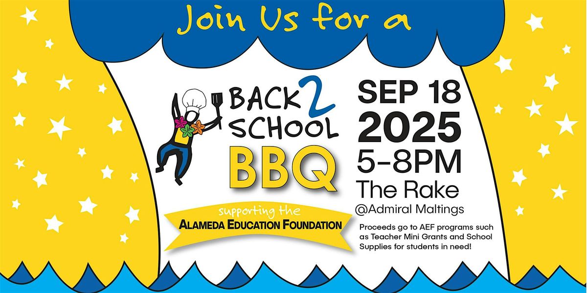 AEF's 3rd Annual Back 2 School BBQ!, 18 September | Event in Alameda | AllEvents