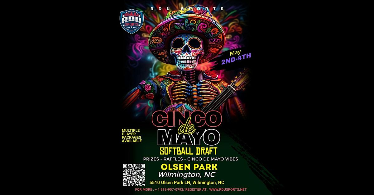 RDU Sports Cinco De Mayo Softball Draft, 3 May | Event in Wilmington | AllEvents