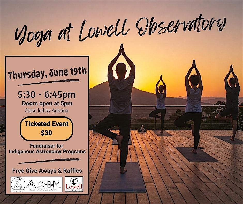 Yoga at Lowell Observatory, 19 June | Event in Flagstaff | AllEvents