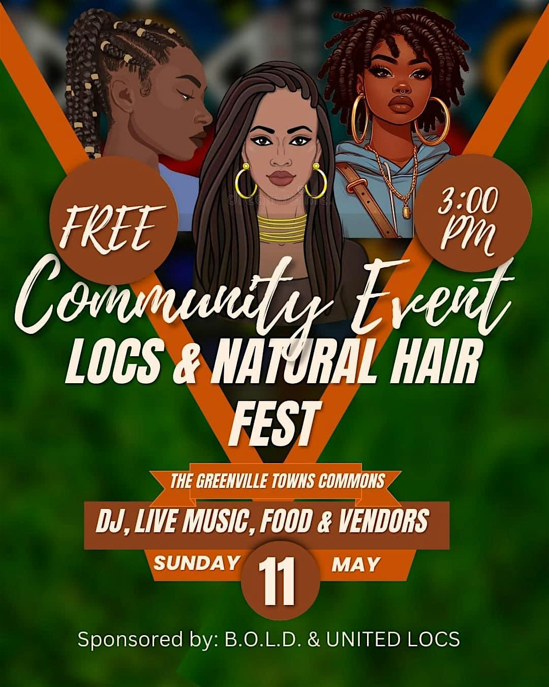 Locs & Natural Hair Fest, Town Common, Greenville, 11 May 2025 | AllEvents