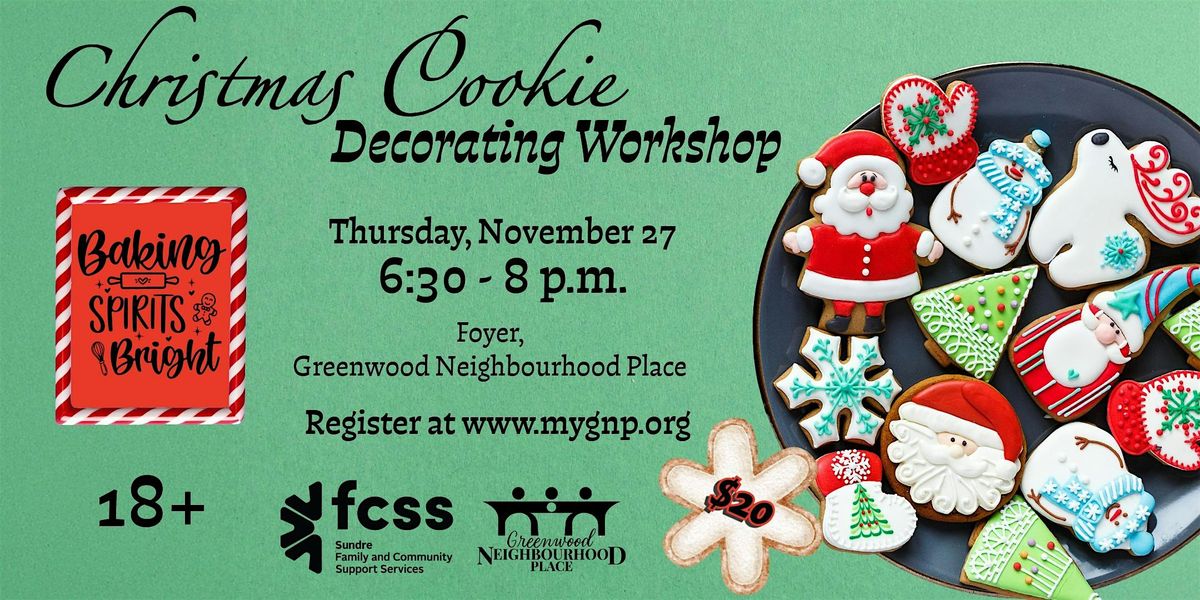 Christmas Cookie Decorating Workshop, 27 November | Event in Sundre | AllEvents