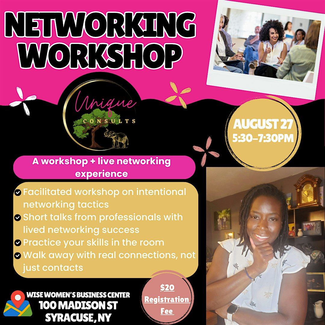 Networking Workshop, 27 August | Event in Syracuse | AllEvents