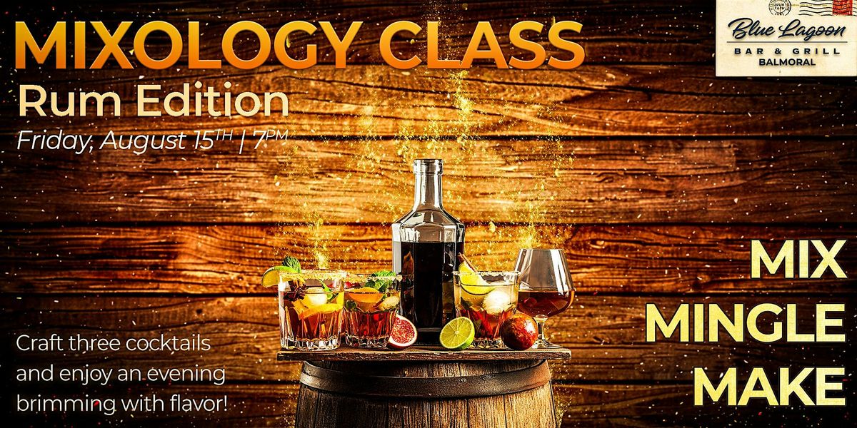 Mixology Class - Rum Edition, 15 August | Event in Humble | AllEvents