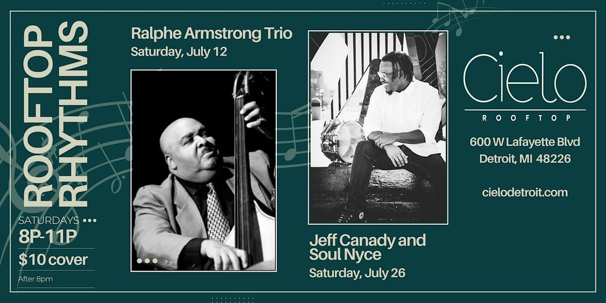 Rooftop Rhythms with the Ralphe Armstrong Trio, 12 July | Event in Detroit | AllEvents
