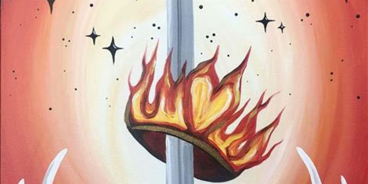 Crown of Fire - Paint and Sip by Classpop!™, 15 July | Event in Baytown | AllEvents