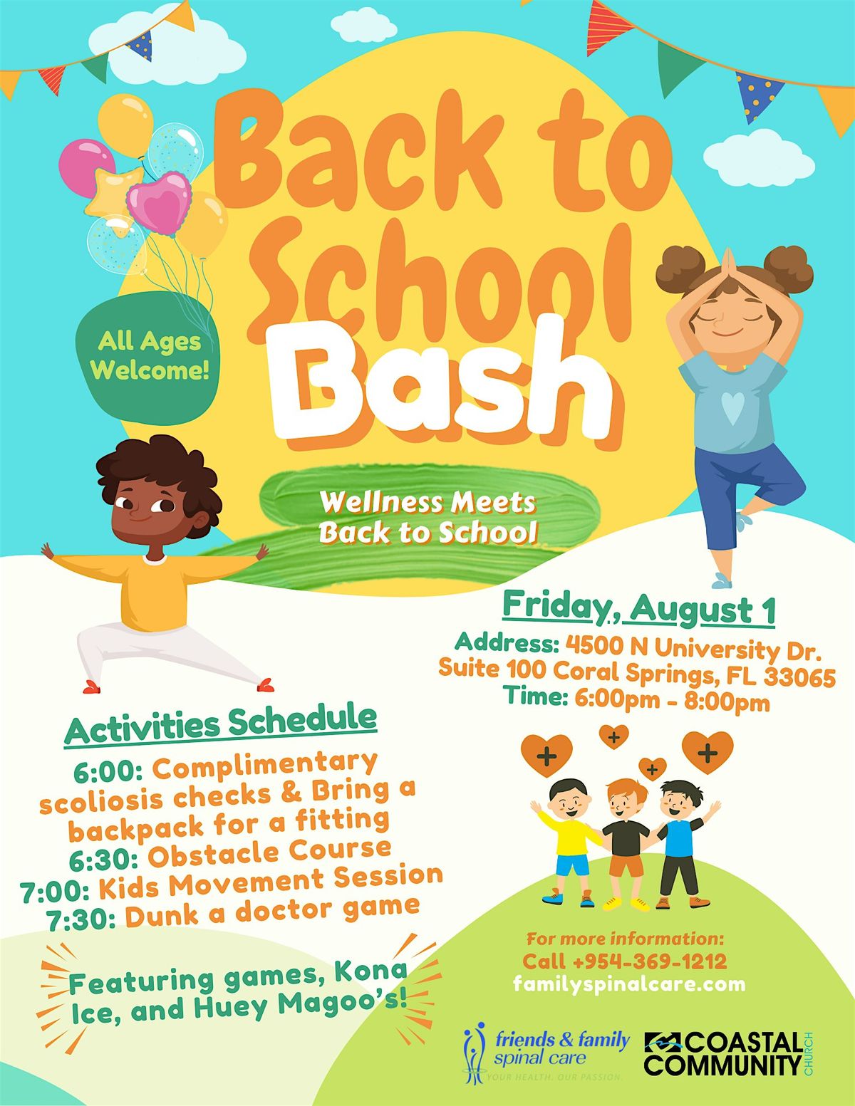 2nd Annual Back to School Bash!, 1 August | Event in Coral Springs | AllEvents