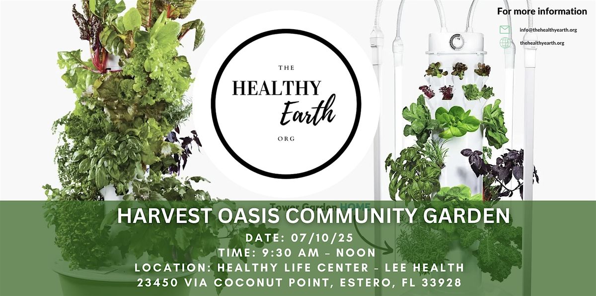 Harvest Oasis Community Garden, 10 July | Event in Estero | AllEvents