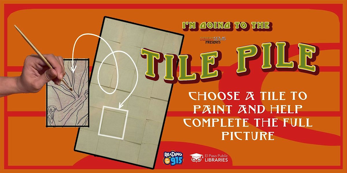Paint a tile at the library and form a larger painting!, 27 August | Event in El Paso | AllEvents