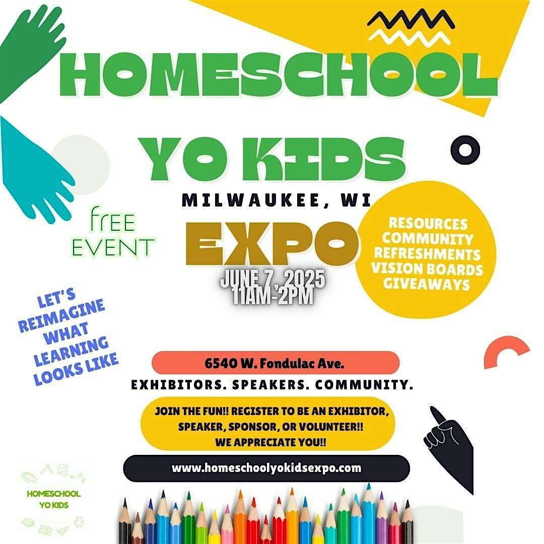 Homeschool Yo Kids Expo-WI, 7 June | Event in Milwaukee | AllEvents