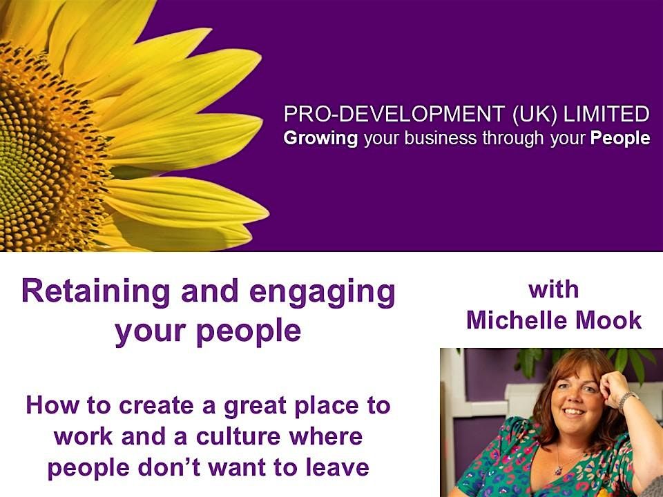 How to retain and engage your people, 26 November | Event in York | AllEvents