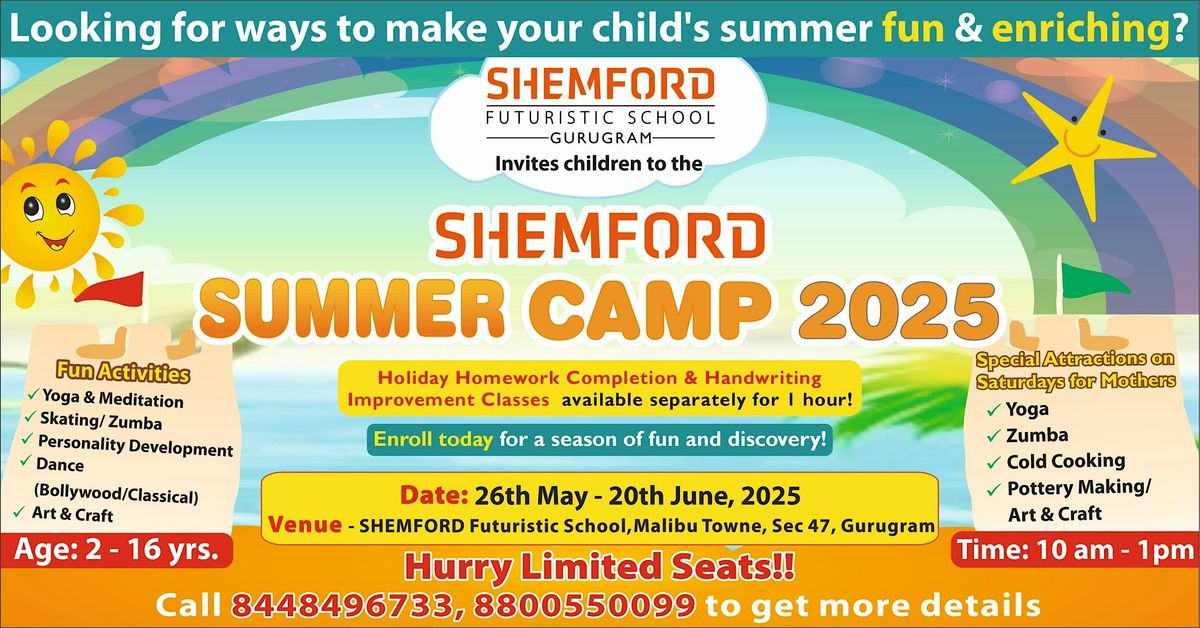 Best Summer Camp in Gurgaon, 25 May | Event in Gurugram | AllEvents