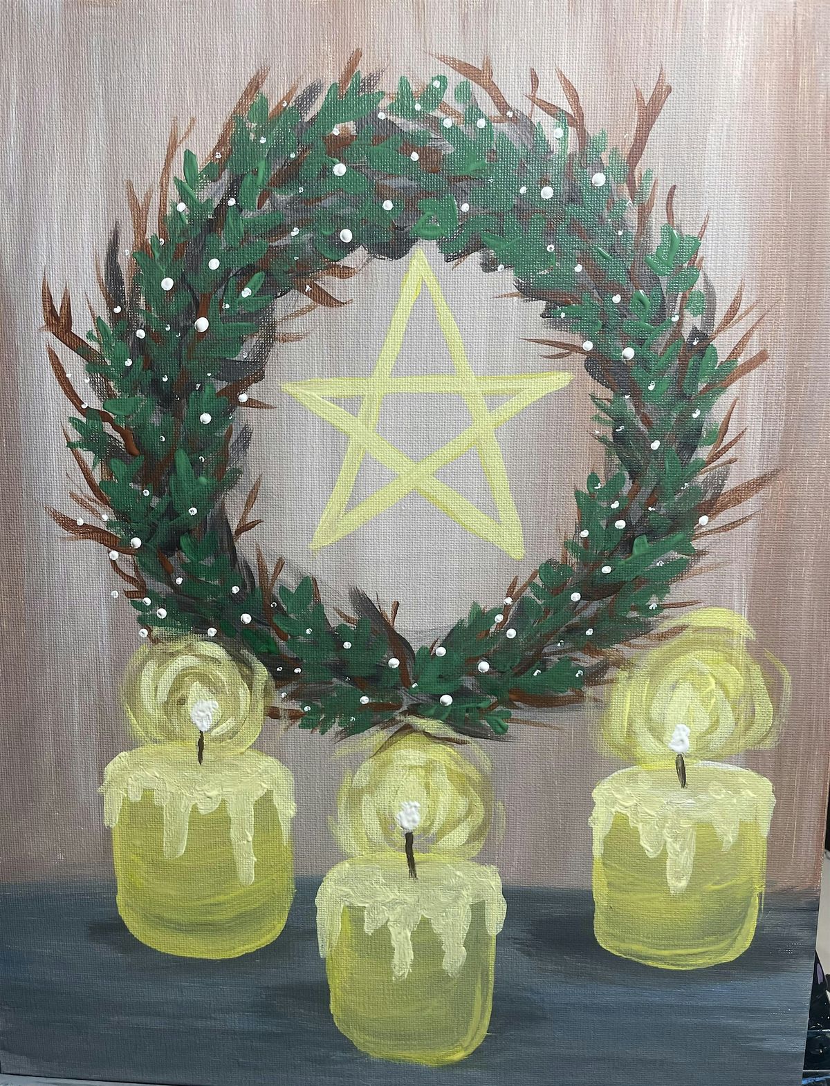 ✨ Yuletide Glow: A Cozy Pagan Paint Night, 4 December | Event in Middleville | AllEvents