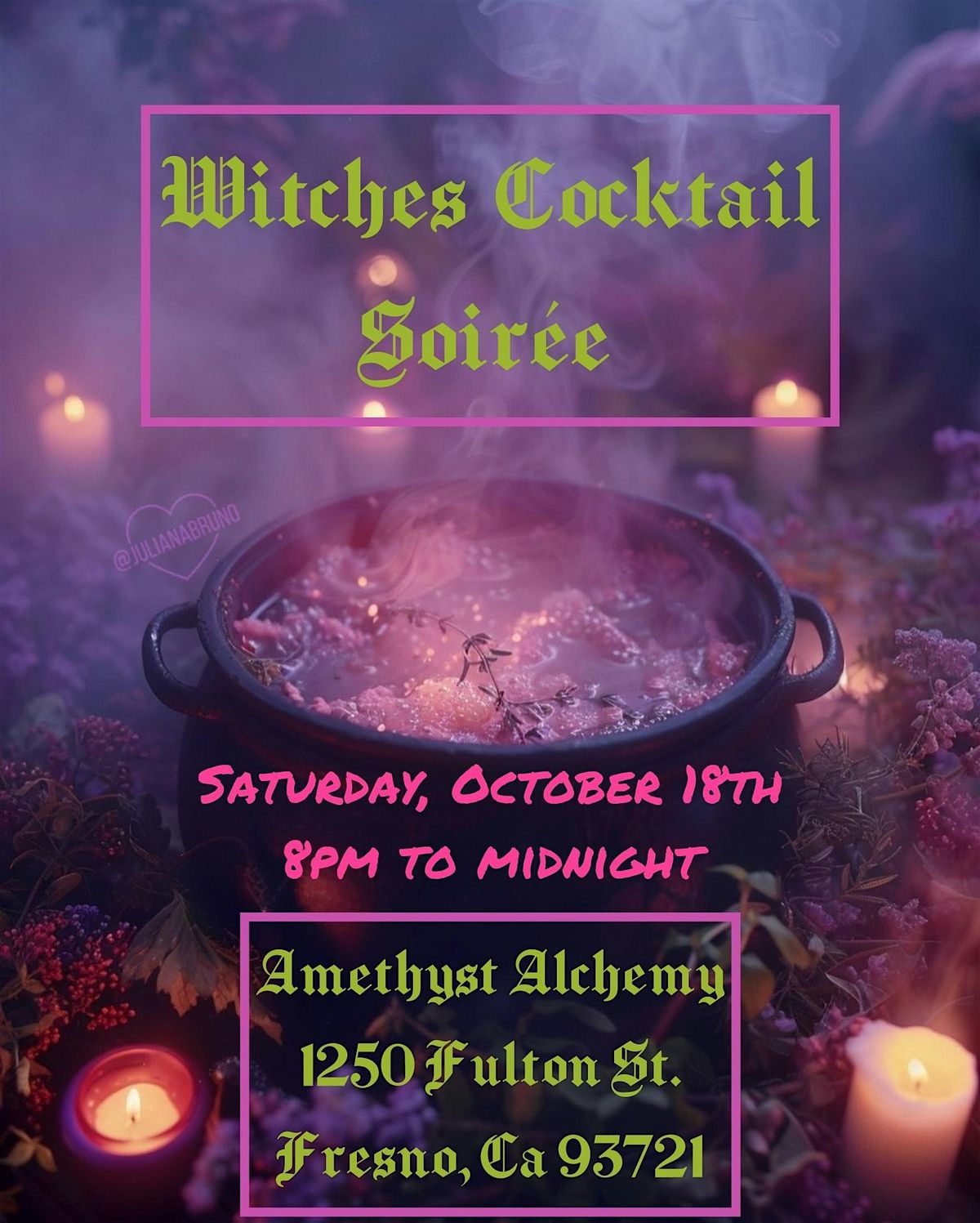 Witches Soiree at Amethyst Alchemy, 18 October | Event in Fresno | AllEvents