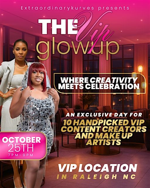 THE GLOW-UP MIXER, 25 October | Event in Raleigh | AllEvents