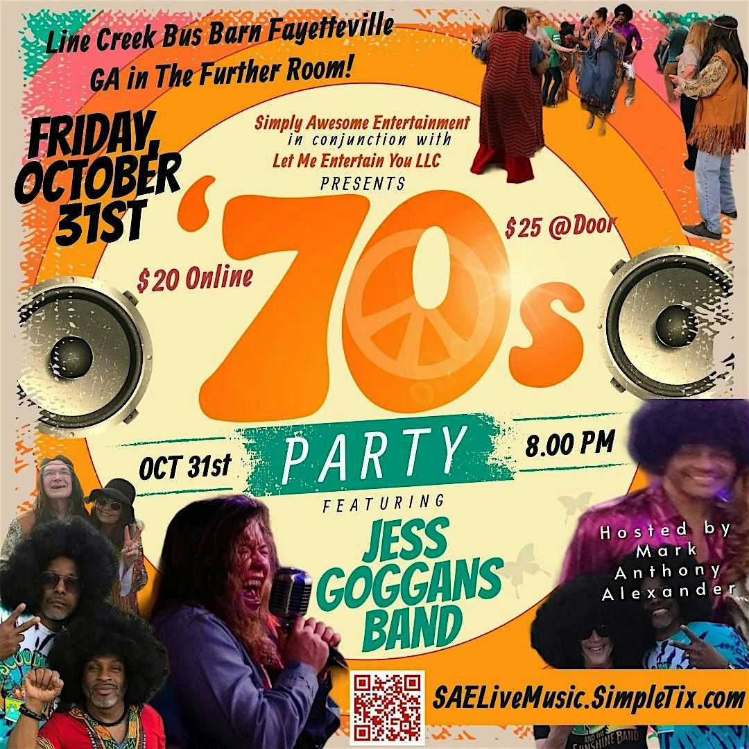 70’s Party – A Funky Throwback Party Fayetteville GA! Janis Joplin Too!, 31 October | Event in Fayetteville