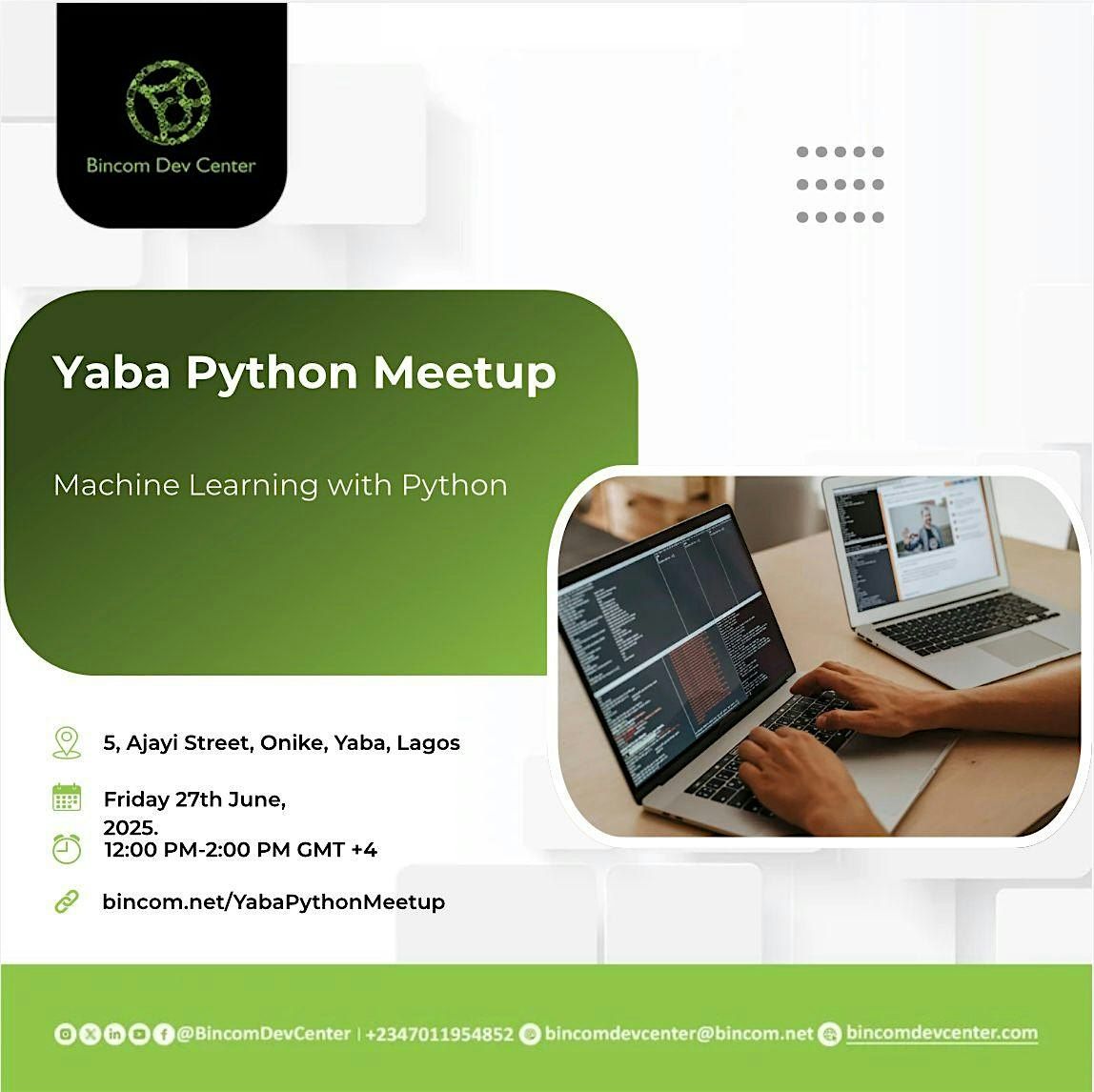 Yaba Python Meetup, 27 June | Event in Lagos | AllEvents