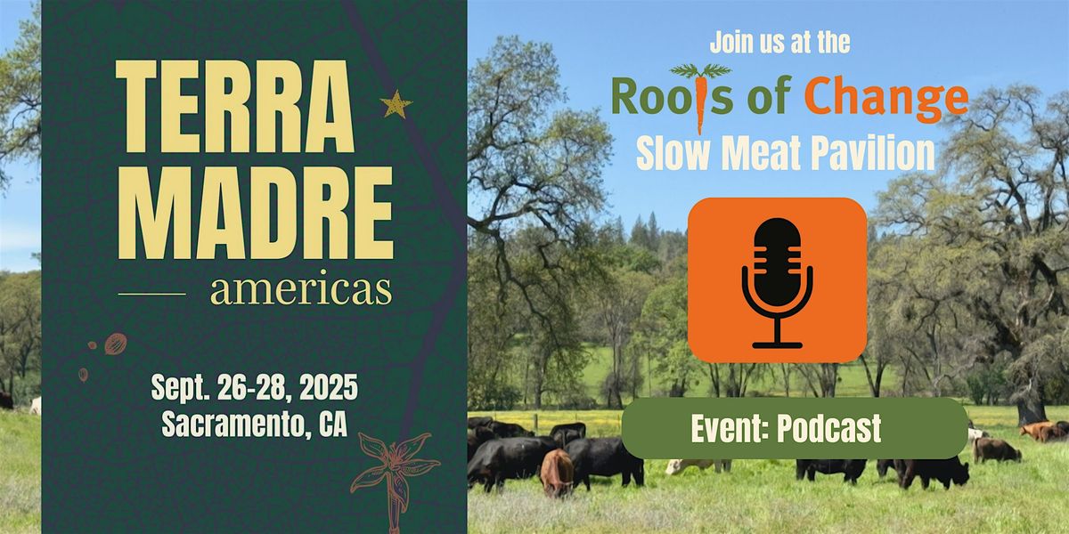 Live Podcast: "Harvest Path: a Tool for Regenerative Producers" @ ROC Stage, 27 September | AllEvents