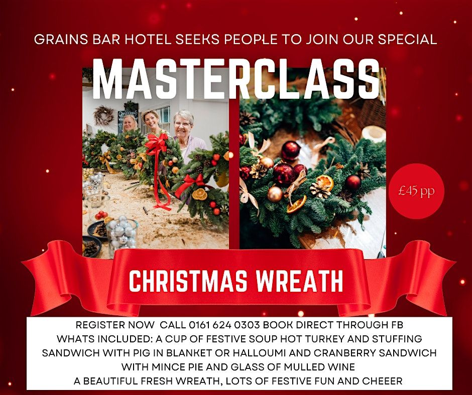 Christmas Wreath Making Event, 21 November | Event in Oldham | AllEvents
