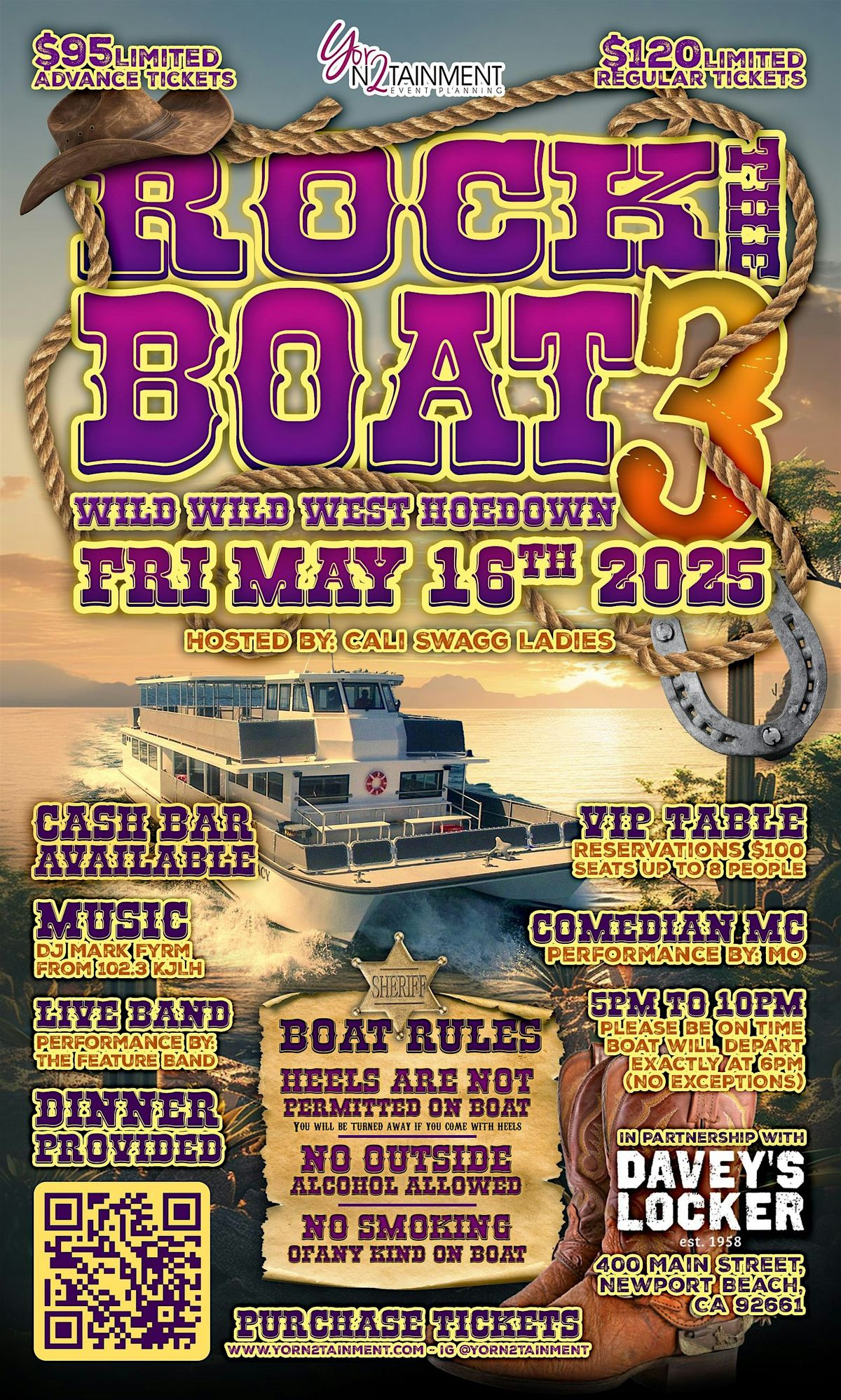 Rock the Boat Pt 3, 16 May | Event in Newport Beach | AllEvents