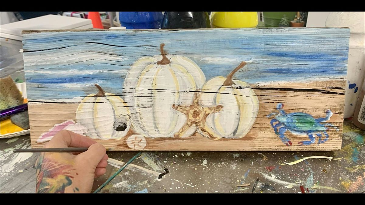 Beach Pumpkins: Glen Burnie, Bubba’s with Artist Katie Detrich!, 4 August | Event in Glen Burnie | AllEvents